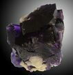 Cubic Fluorite on Bladed Barite - Cave-in-Rock, Illinois #32190-2